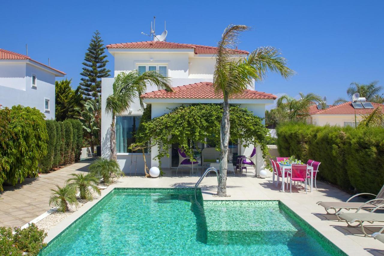 Ayia Thekla Seafront Villa Lavender Ayia Napa Exterior foto